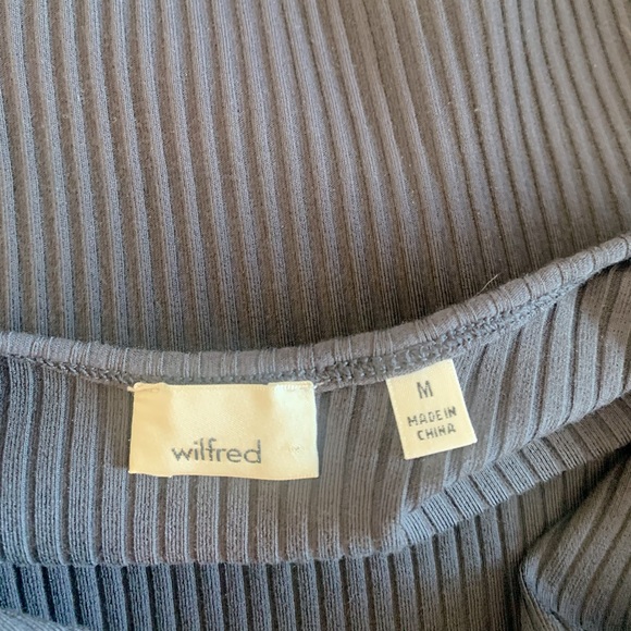 DARK GREY Aritzia Wilfred Annency Bodysuit - Picture 8 of 8